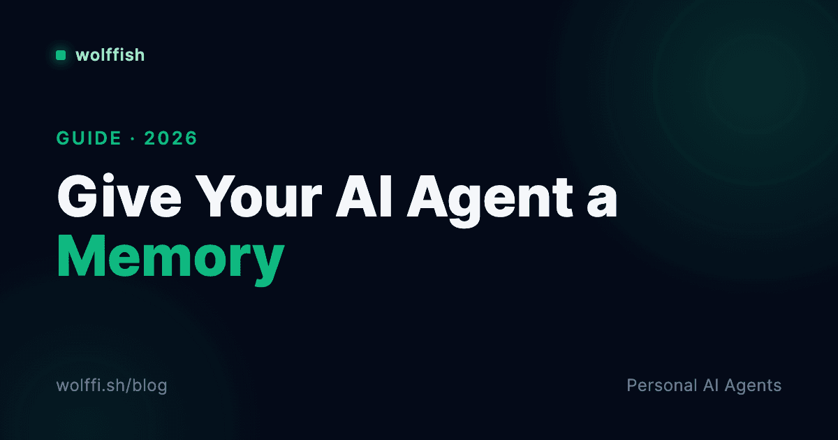 How to Give Your AI Agent a Memory That Lasts