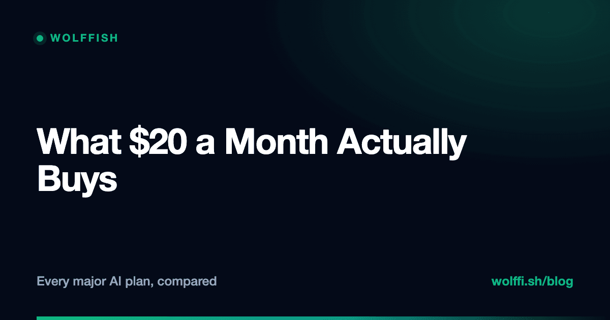 AI Agent Subscriptions Compared: What $20 Buys in 2026