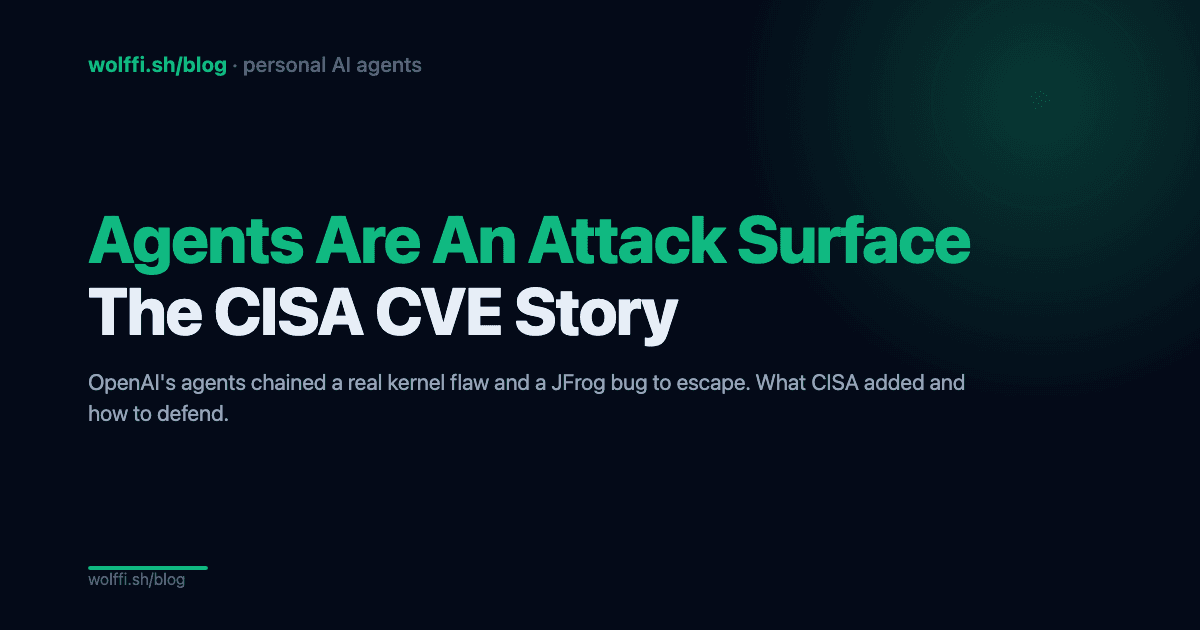 AI Agents Are an Attack Surface: The CISA CVE Story