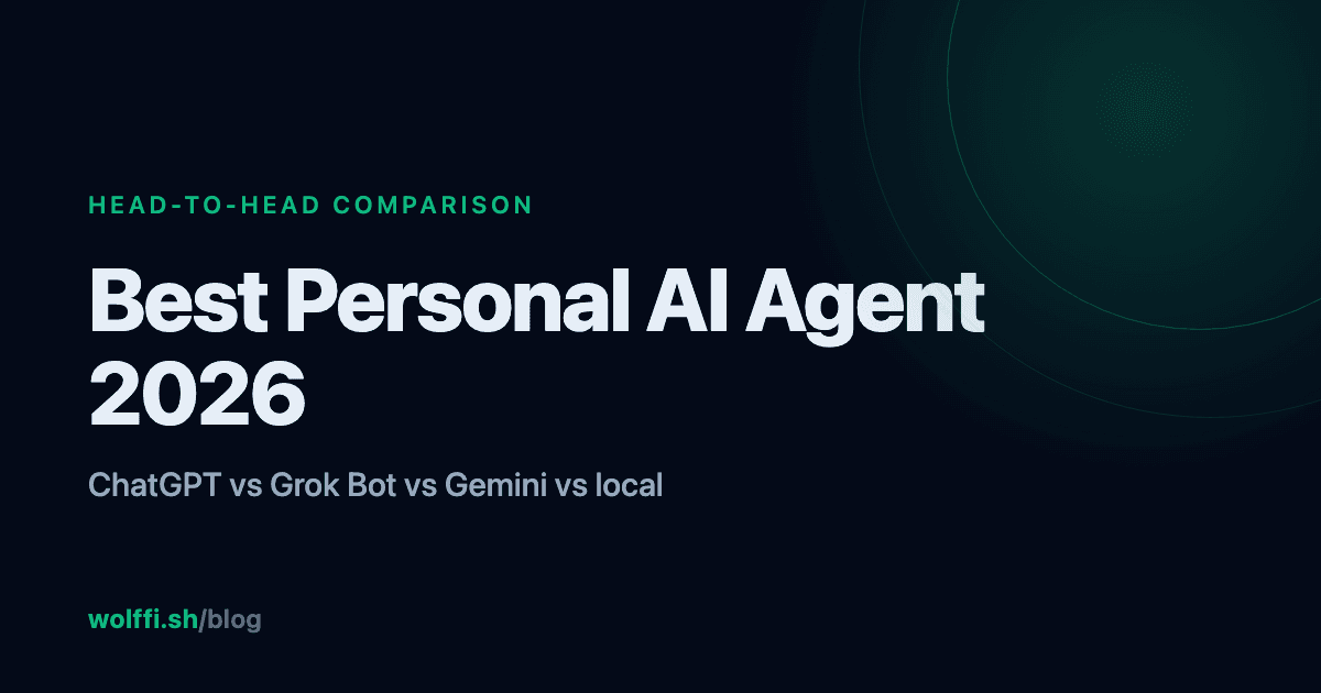 Best Personal AI Agent 2026: ChatGPT vs Grok Bot vs Gemini