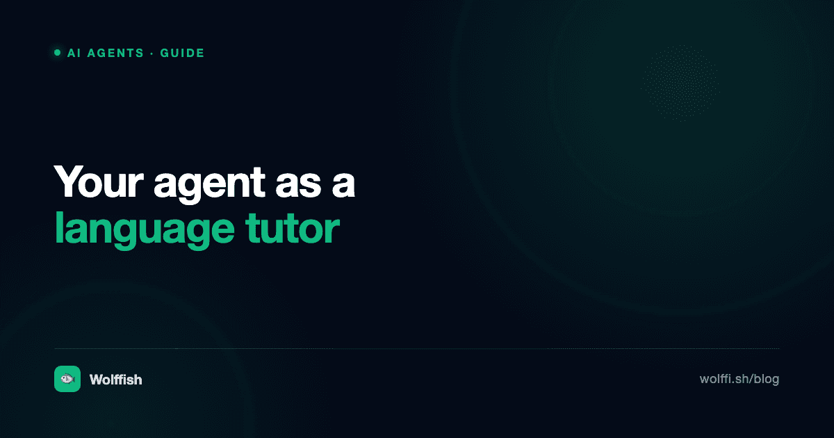 Language Learning With a Personal AI Agent