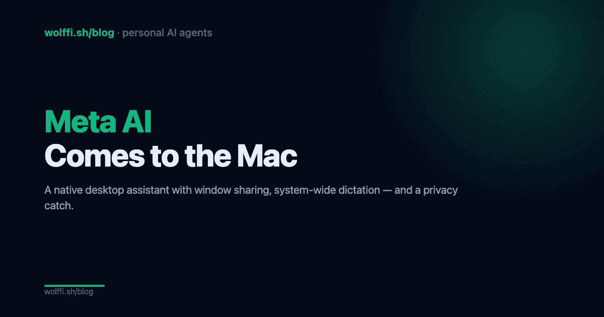 Meta AI Comes to Mac: Screen Sharing, Catch