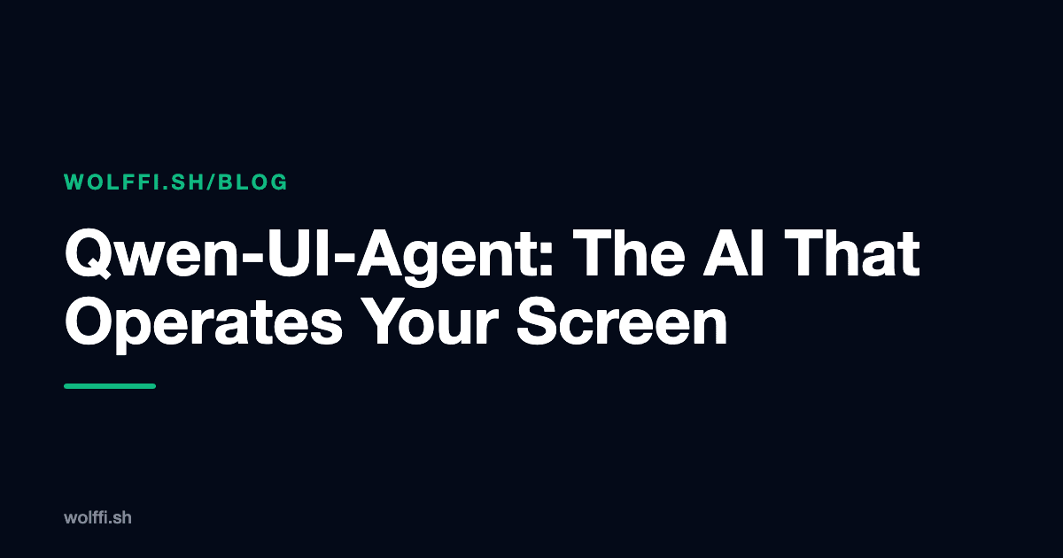 Qwen-UI-Agent: The AI That Operates Your Screen